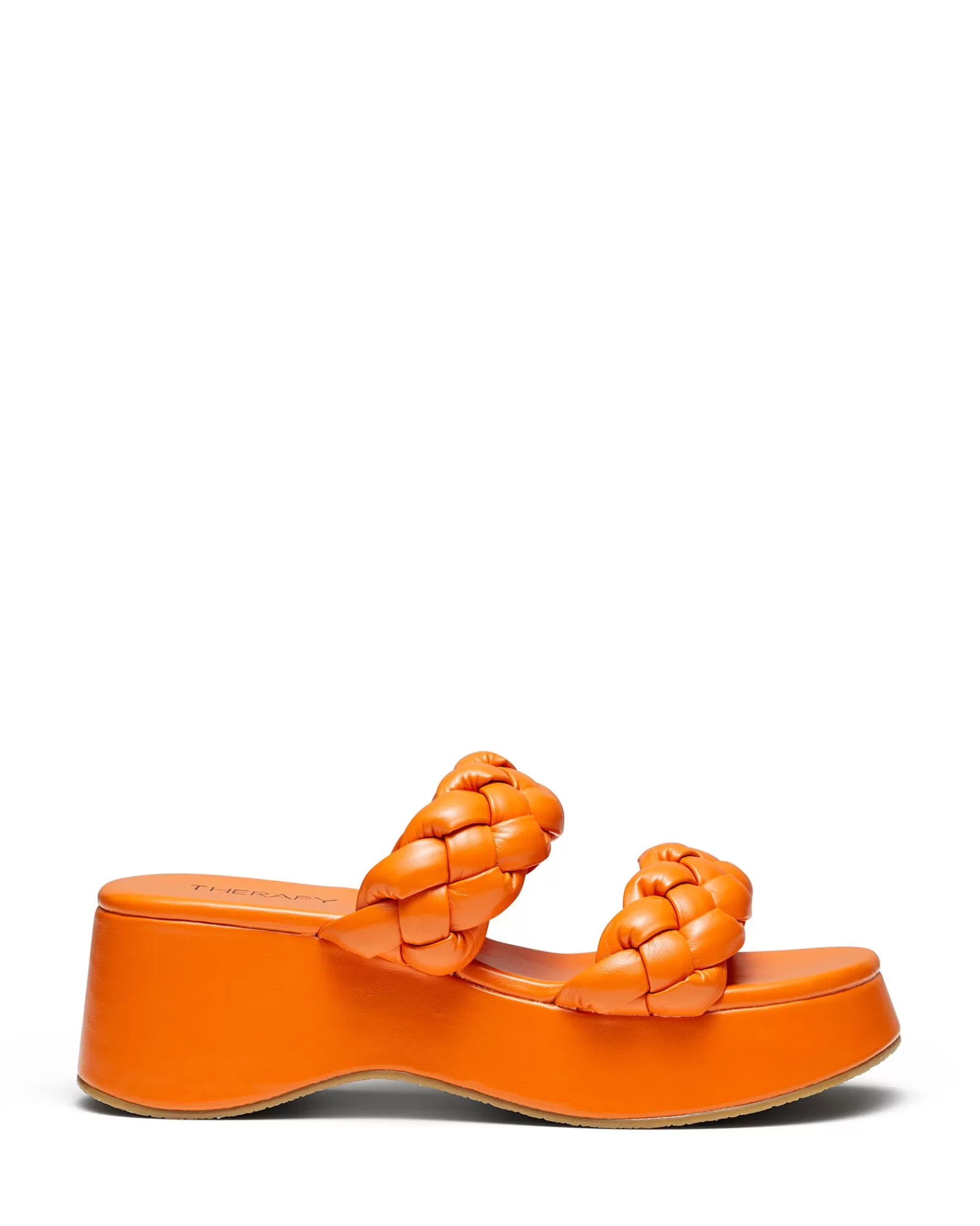 Therapy Shoes Platform Sandals | Flatform Sandals | Christy Platform Sandal Tangerine