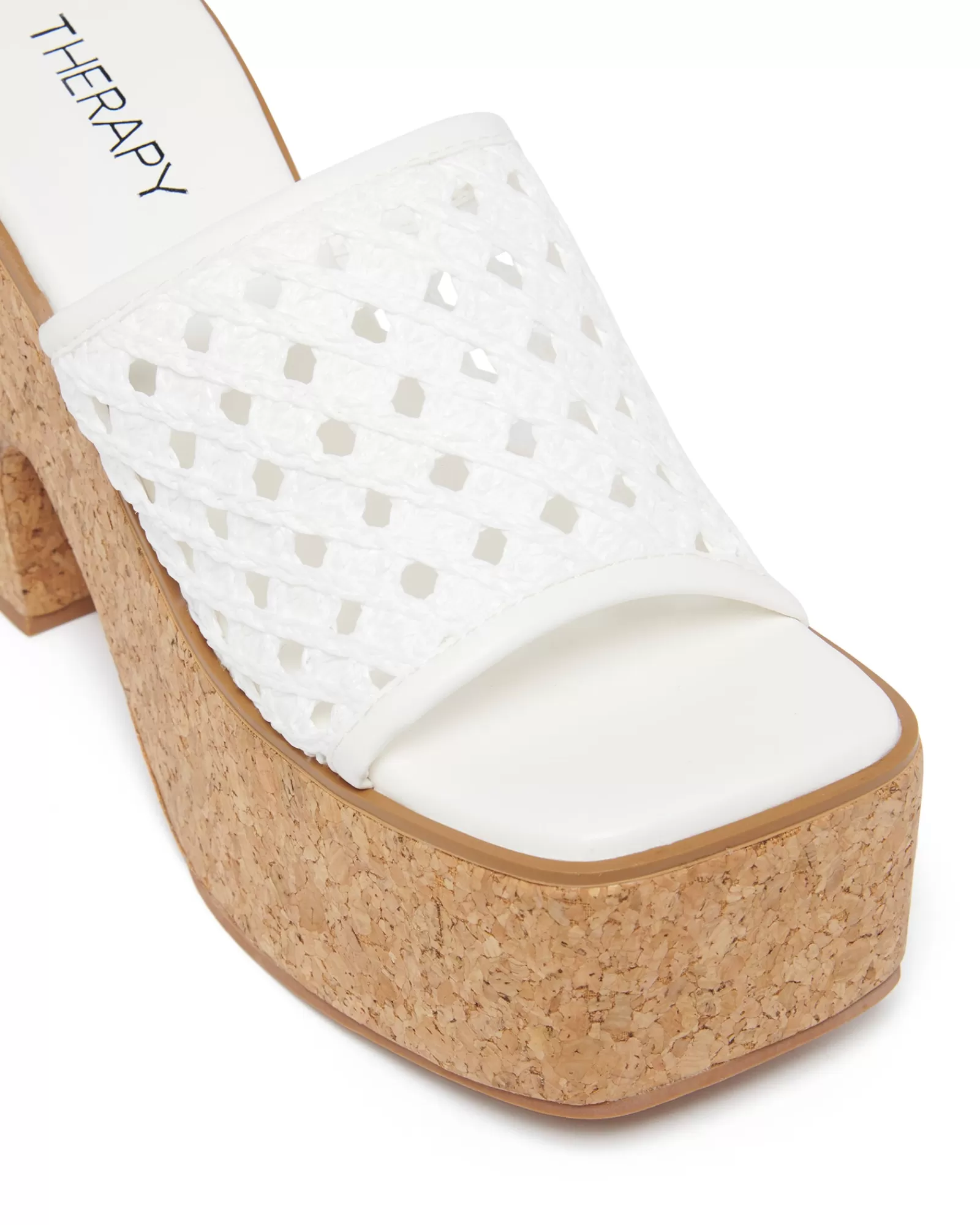 Therapy Shoes High Heels | Delirium Platform Heel Raffia