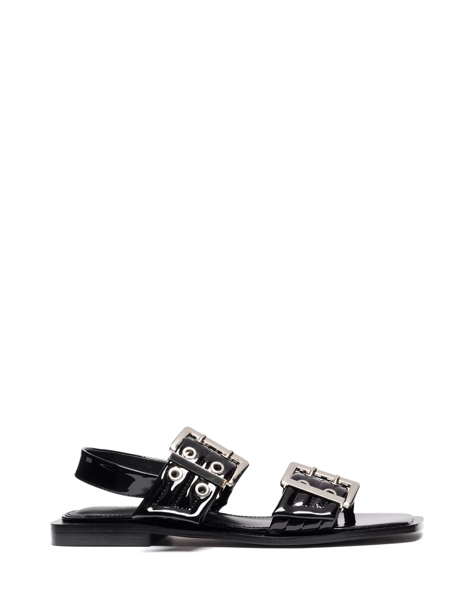 Therapy Shoes Sandals | Flat Sandals | Elemental Slingback Flat Sandal Patent