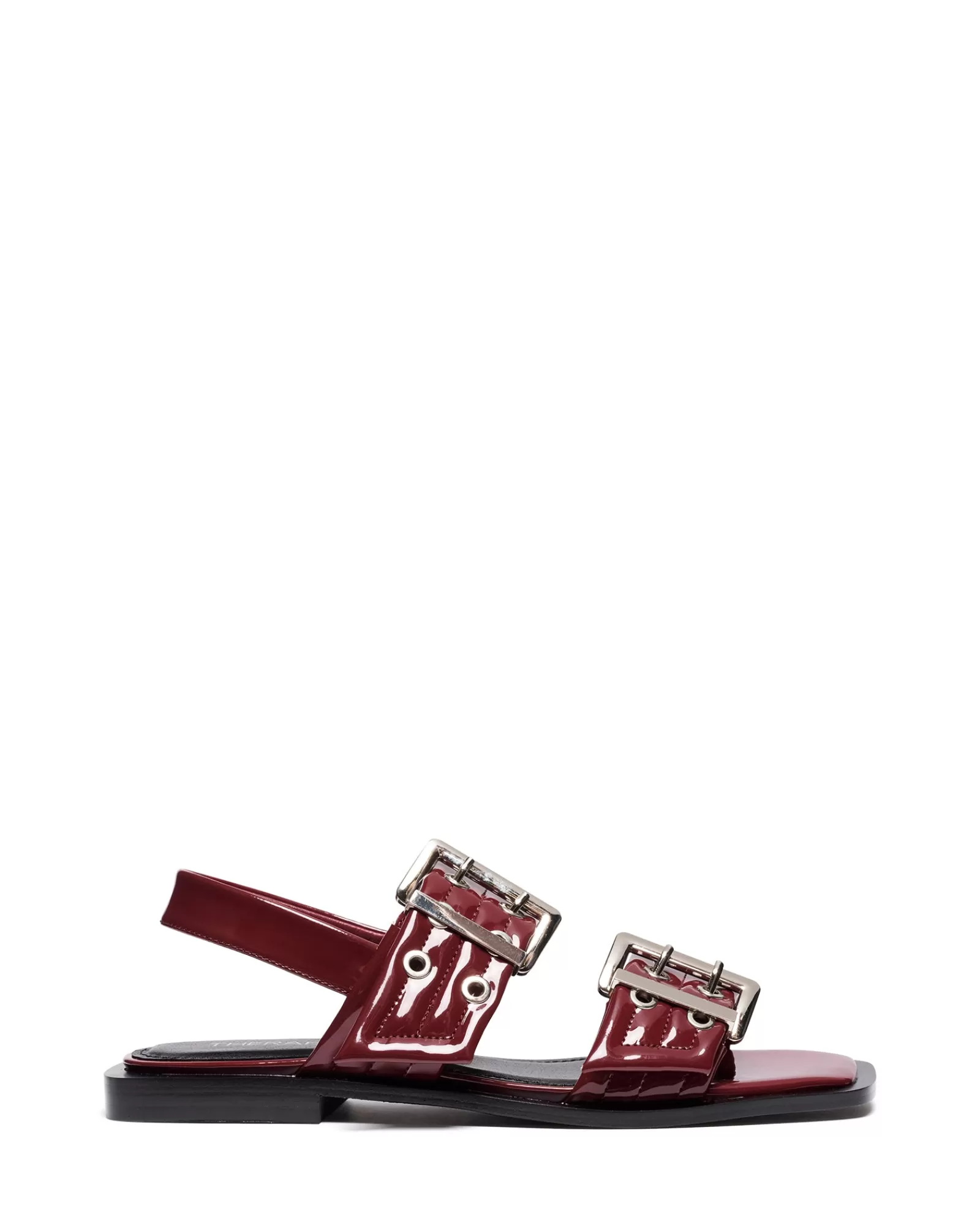 Therapy Shoes Sandals | Flat Sandals | Elemental Slingback Flat Sandal Patent