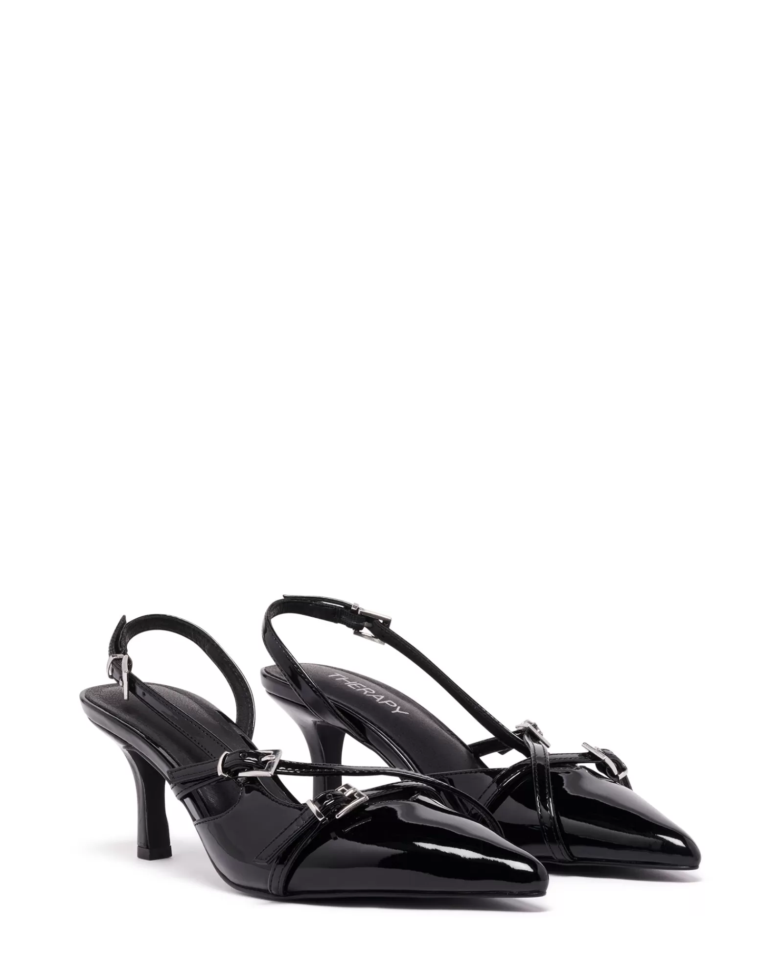 Therapy Shoes Mid Heels | Juicy Slingback Pump Patent