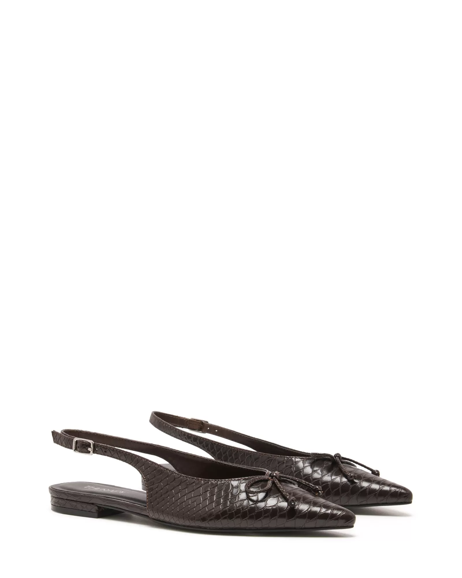 Therapy Shoes Ballet Flats | Lavin Slingback Ballet Flat Snake