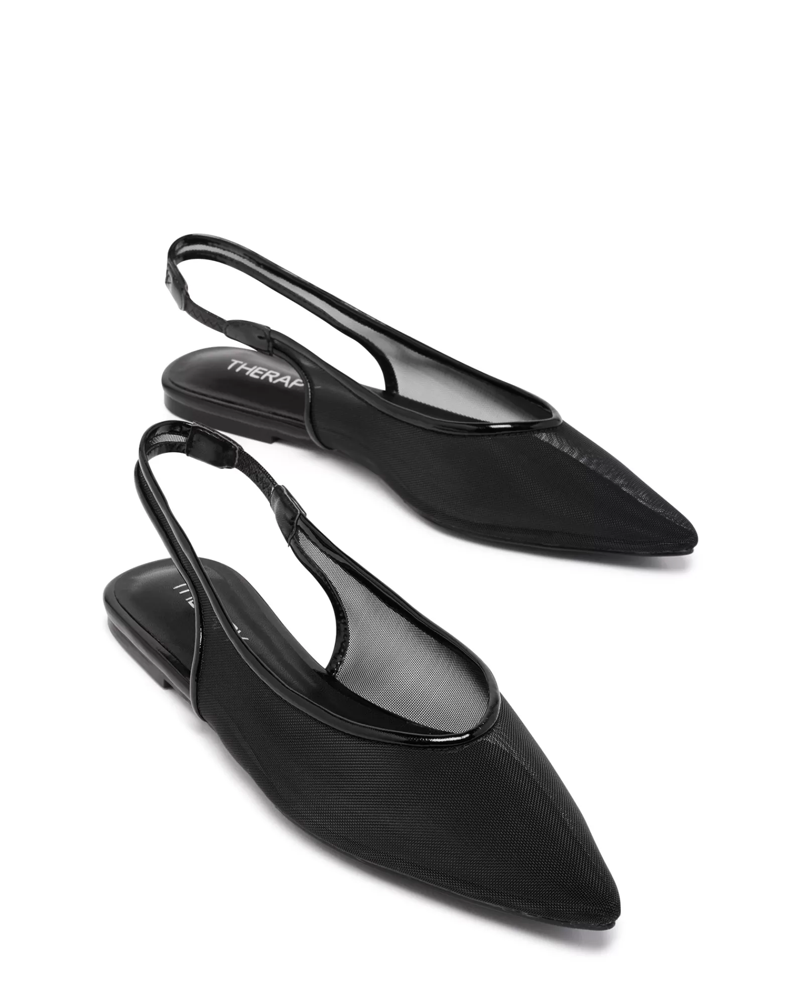 Therapy Shoes Ballet Flats | Lazer Slingback Ballet Flat Patent