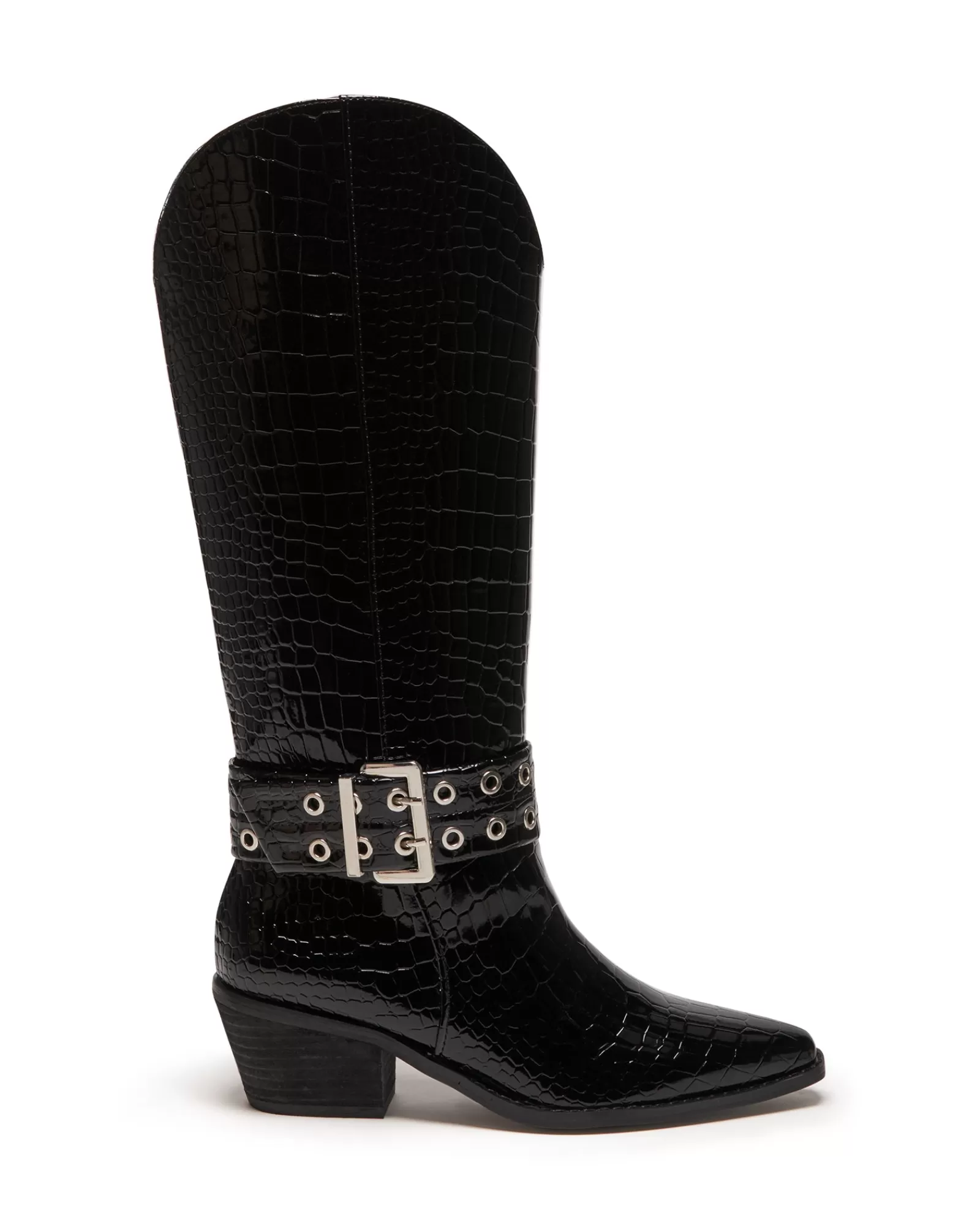 Therapy Shoes Tall Boots | Maiden Tall Boot Patent Croc