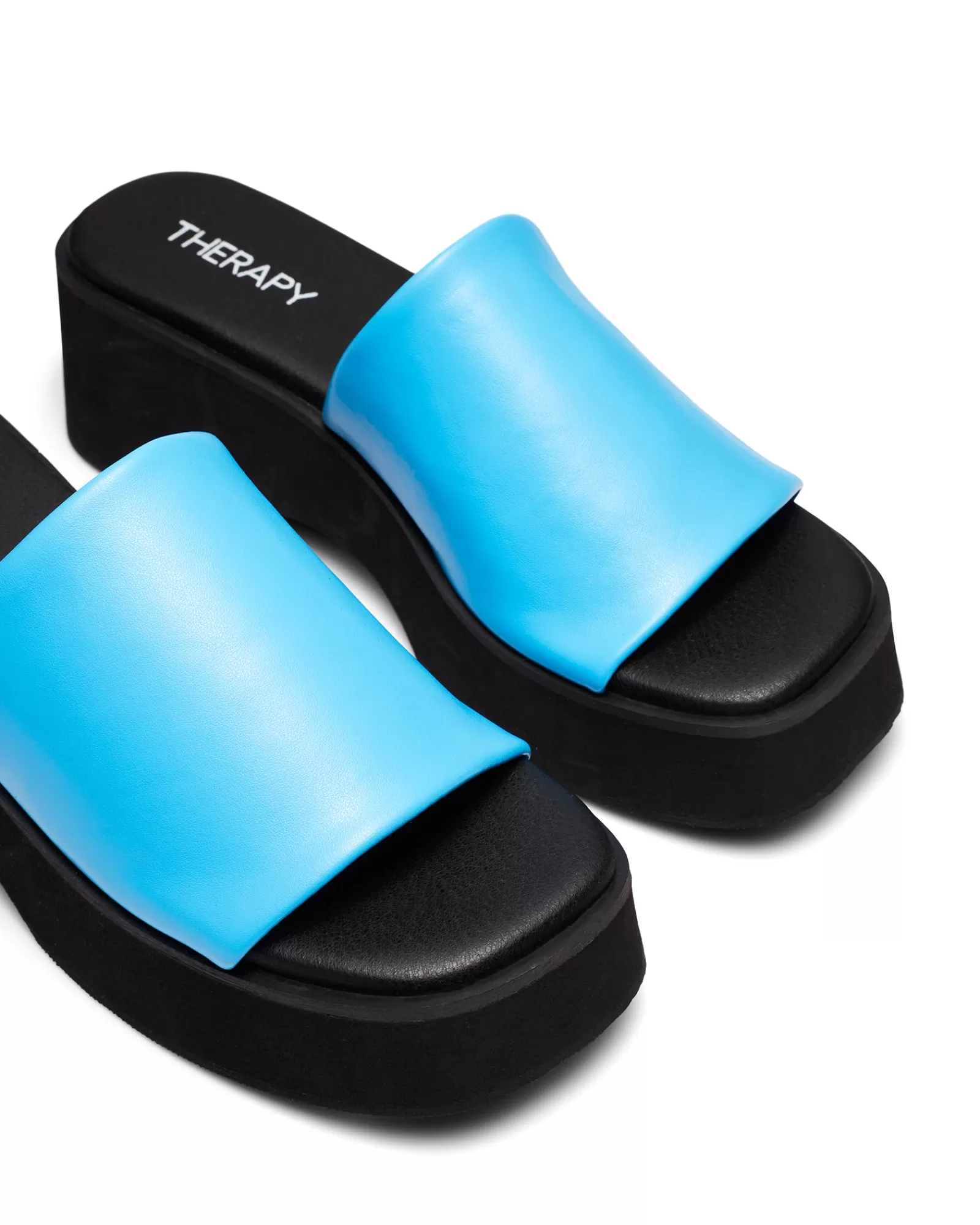 Therapy Shoes Platform Sandals | Flatform Sandals | Naomi Platform Sandal Azure