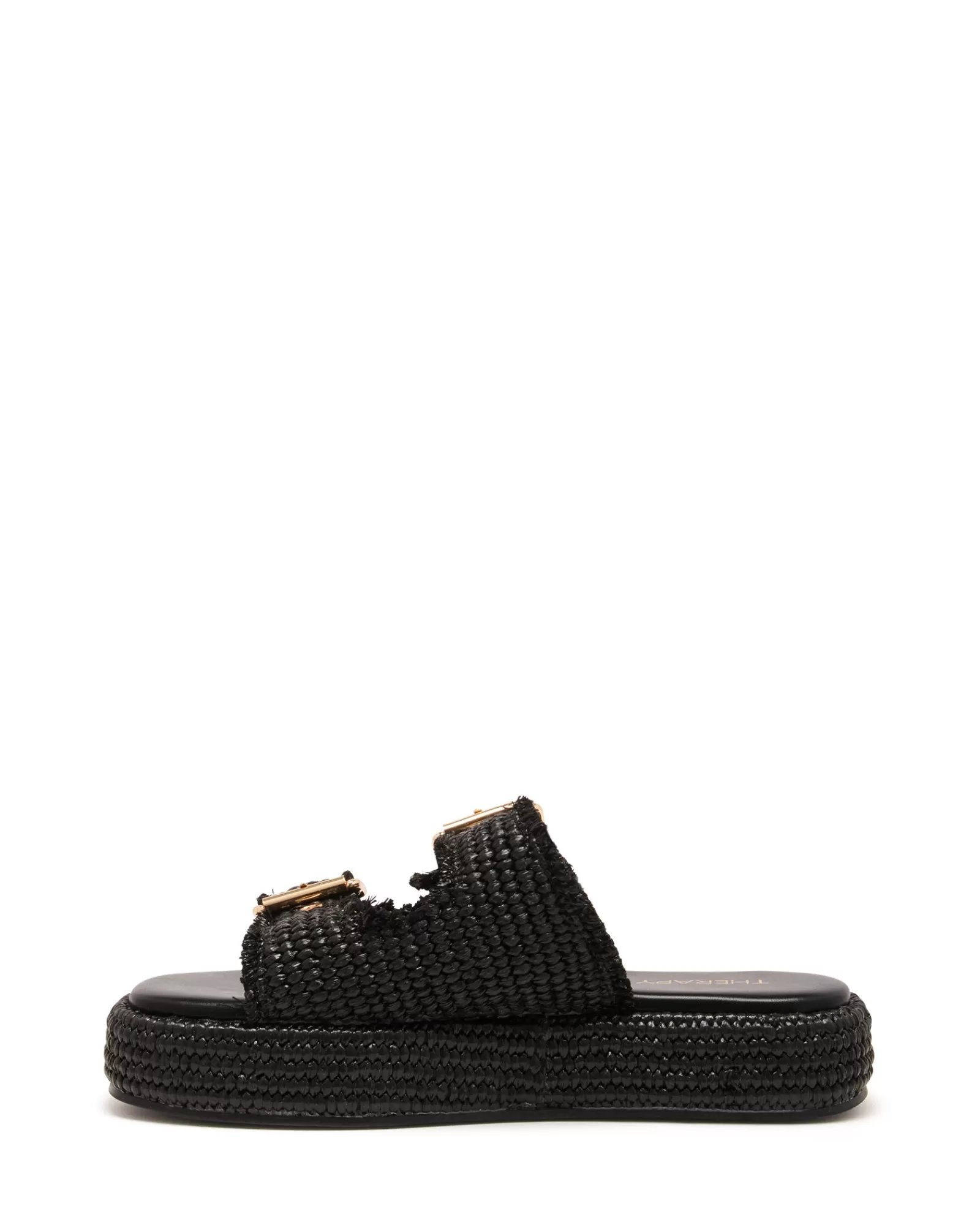 Therapy Shoes Flatform Sandals | Rustic Flatform Sandal Raffia