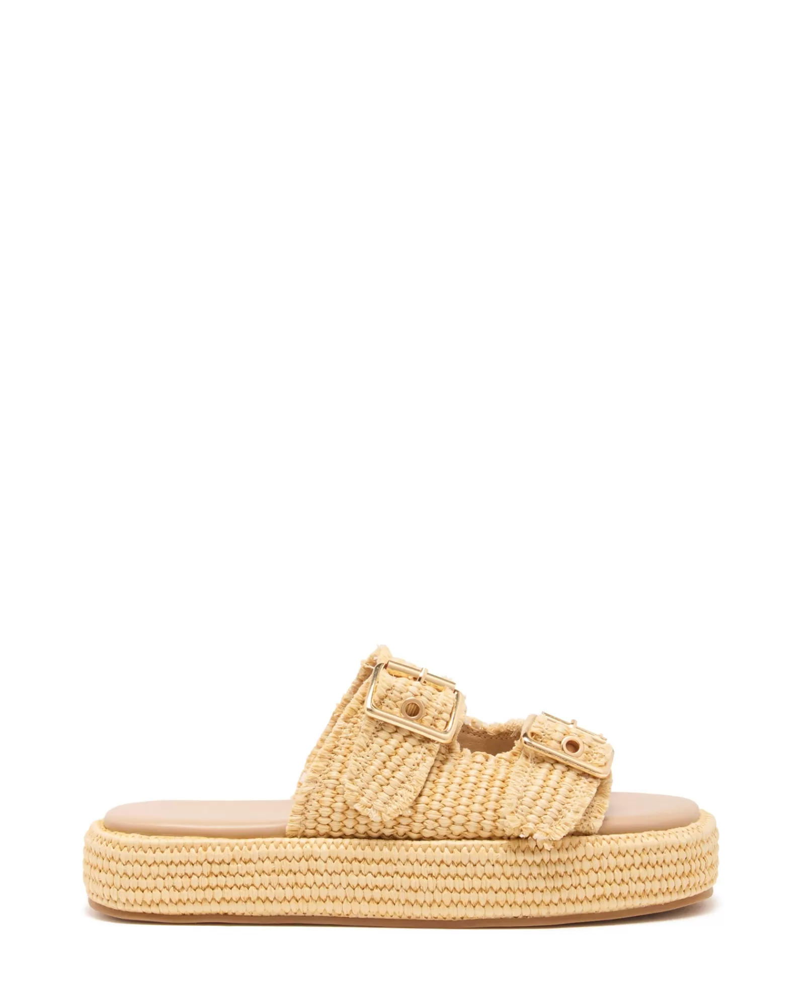 Therapy Shoes Flatform Sandals | Rustic Flatform Sandal Raffia