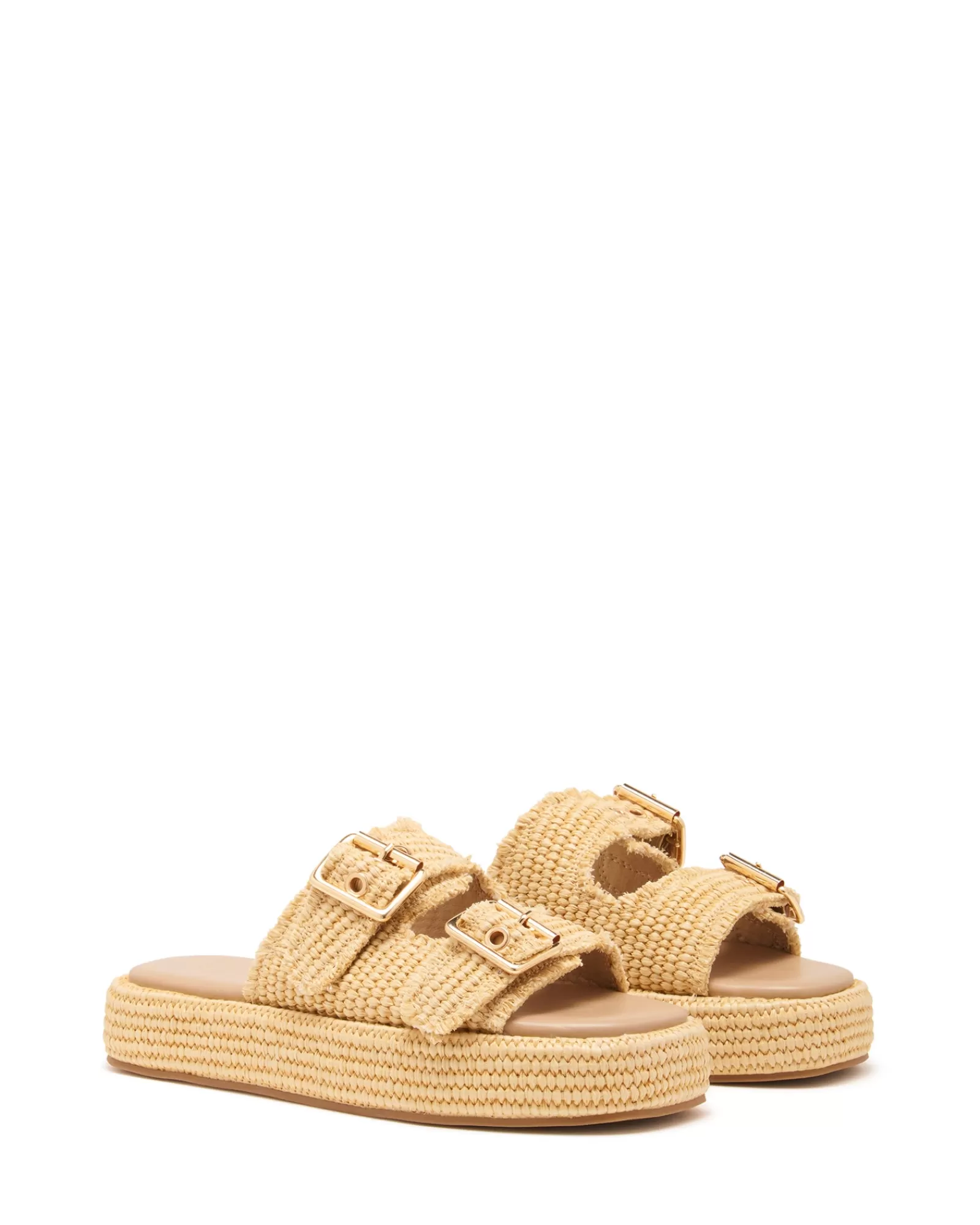 Therapy Shoes Flatform Sandals | Rustic Flatform Sandal Raffia