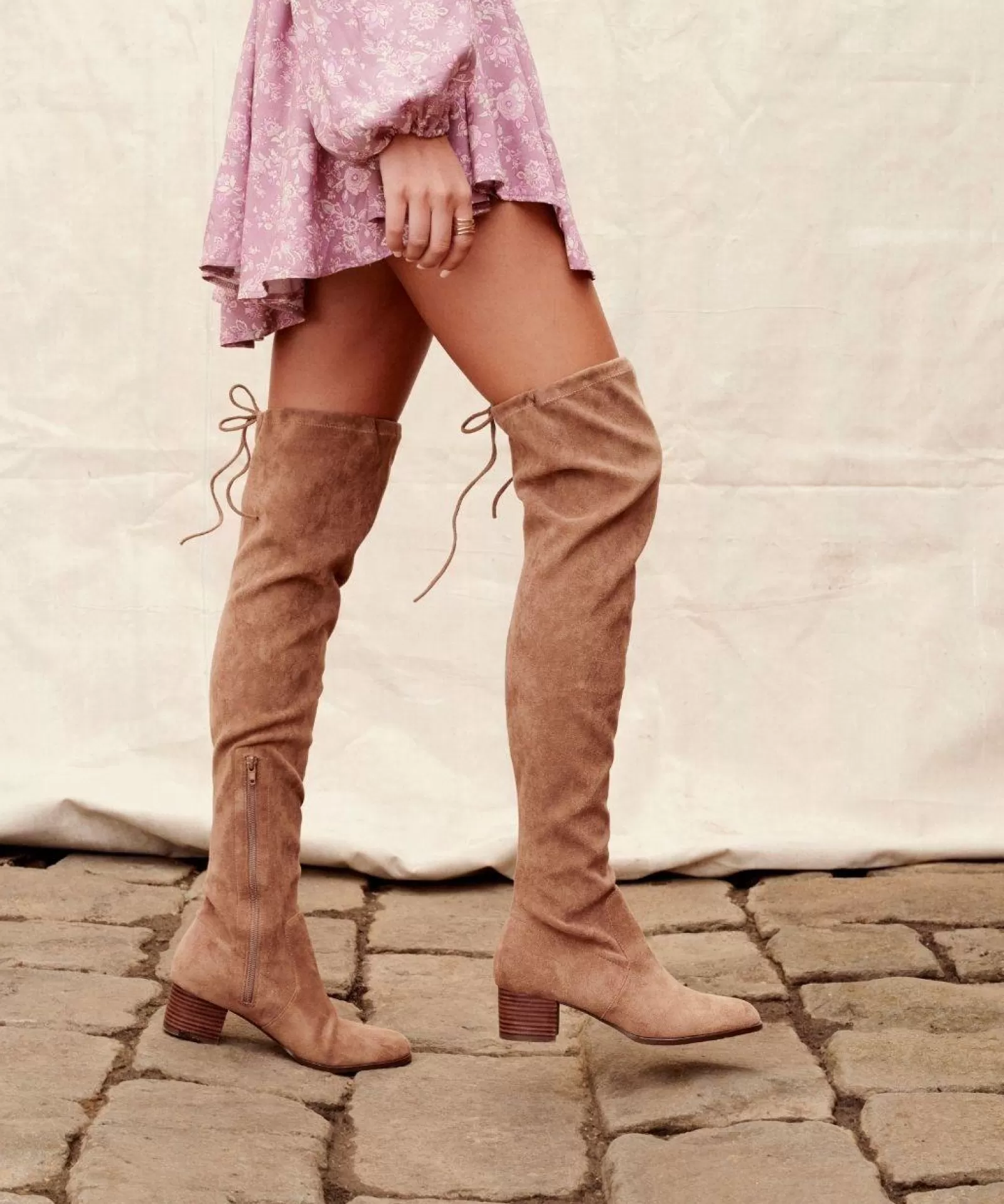 Therapy Shoes Heeled Boots | Tall Boots | Shrew Tall Boot Taupe