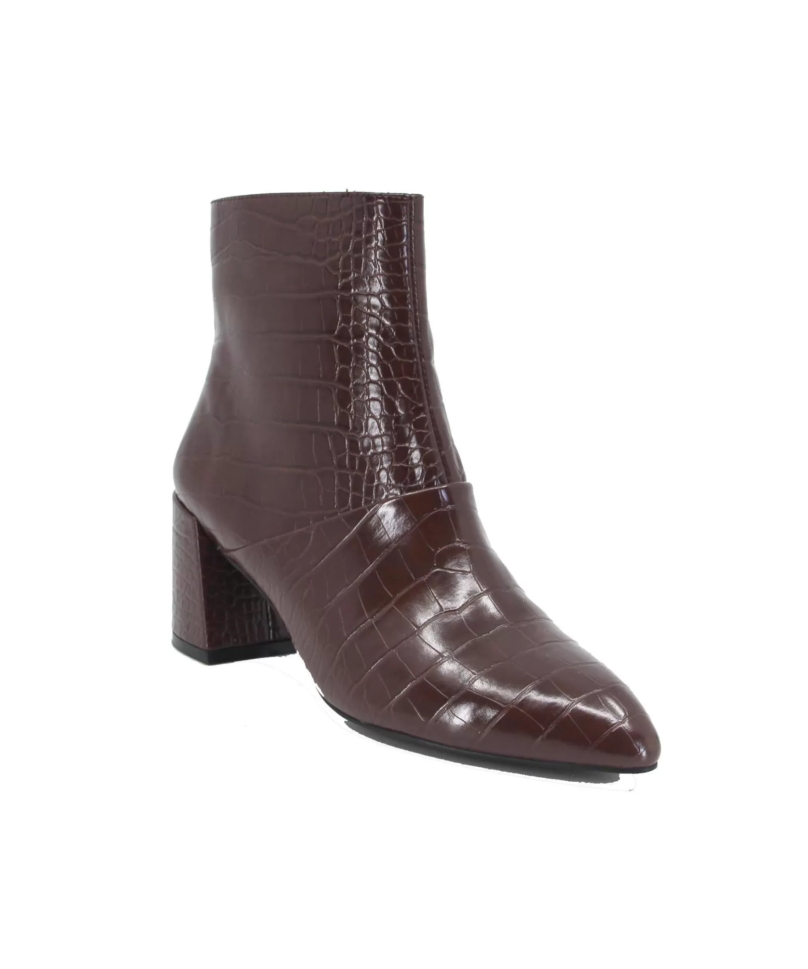 Therapy Shoes Ankle Boots | Sidney Chocolate Croc *FINAL SALE*