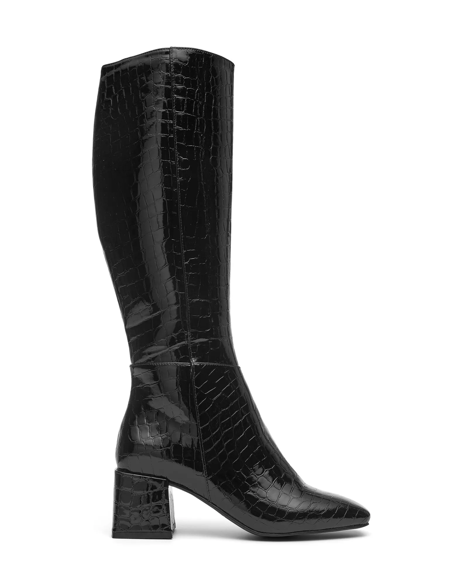 Therapy Shoes Heeled Boots | Tall Boots | Wolf Croc *FINAL SALE*